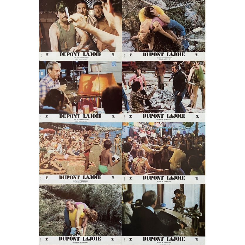 DUPONT LAJOIE Photos de film x8 - 21x30 cm. - 1975 - Jean Carmet, Yves Boisset