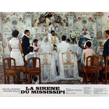 LA SIRENE DU MISSISSIPI Photo de film N01 - 21x30 cm. - 1969 - Deneuve, Belmondo, François Truffaut