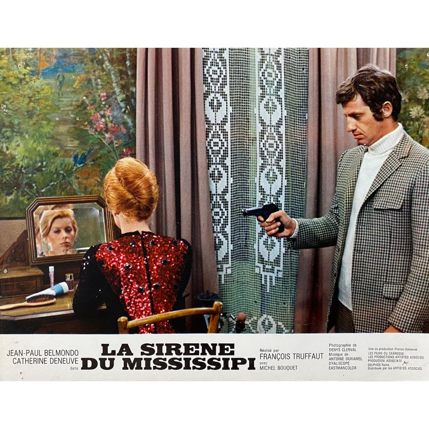LA SIRENE DU MISSISSIPI Photo de film N04 - 21x30 cm. - 1969 - Jean-Paul Belmondo, François Truffaut