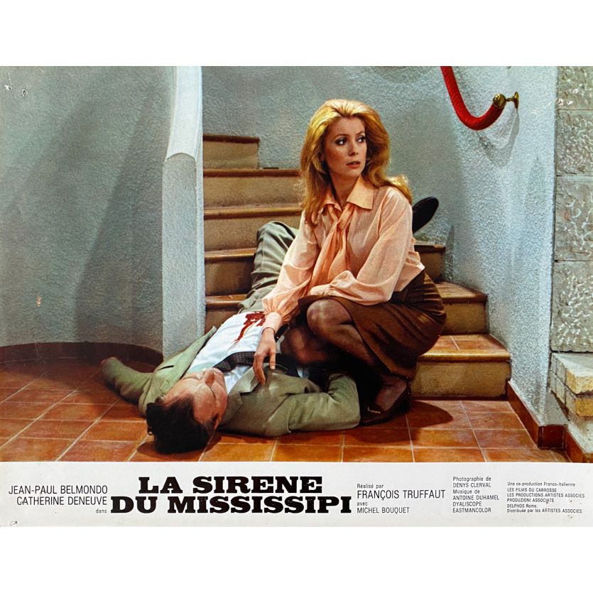 LA SIRENE DU MISSISSIPI Photo de film N08 - 21x30 cm. - 1969 - Jean-Paul Belmondo, François Truffaut