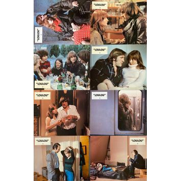 LOULOU Lobby Cards x8 - 9x12 in. - 1980 - Maurice Pialat, Isabelle Huppert, Gérard Depardieu