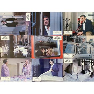 UN PAPILLON SUR L'EPAULE Lobby Cards x9 - 9x12 in. - 1978 - Jacques Deray, Lino Ventura