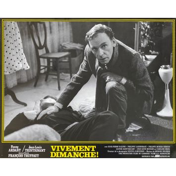 VIVEMENT DIMANCHE Photo de film N02 - 21x30 cm. - 1983 - Fanny Ardant, François Truffaut