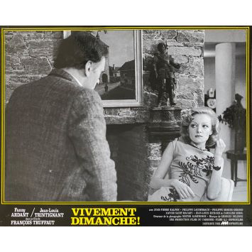 VIVEMENT DIMANCHE Photo de film N03 - 21x30 cm. - 1983 - Fanny Ardant, François Truffaut