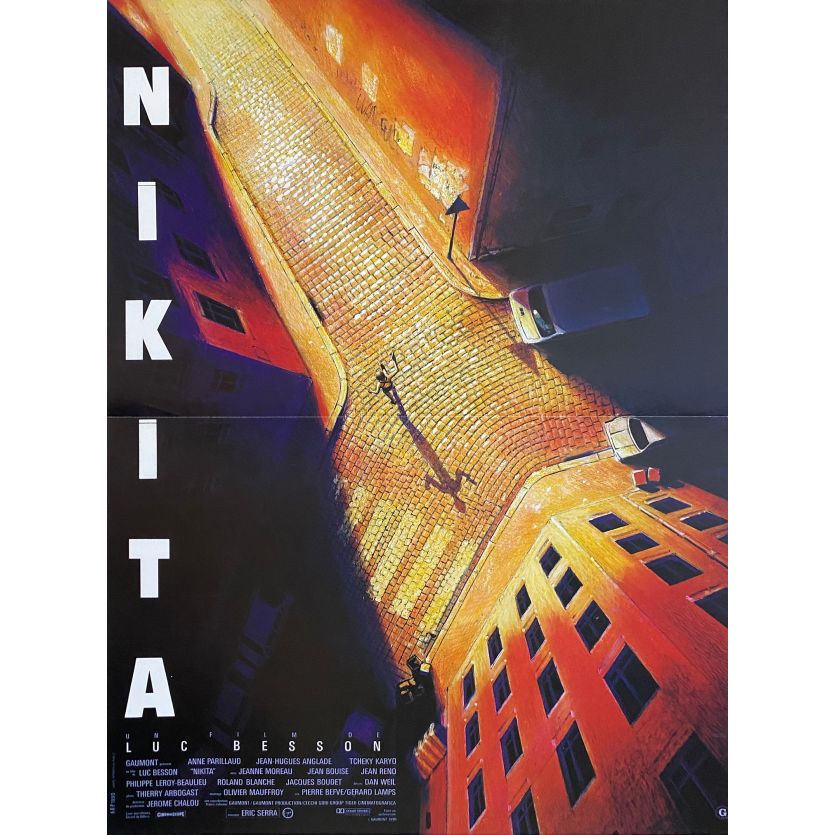 LA FEMME NIKITA Movie Poster- 15x21 in. - 1990 - Luc Besson, Anne Parillaud