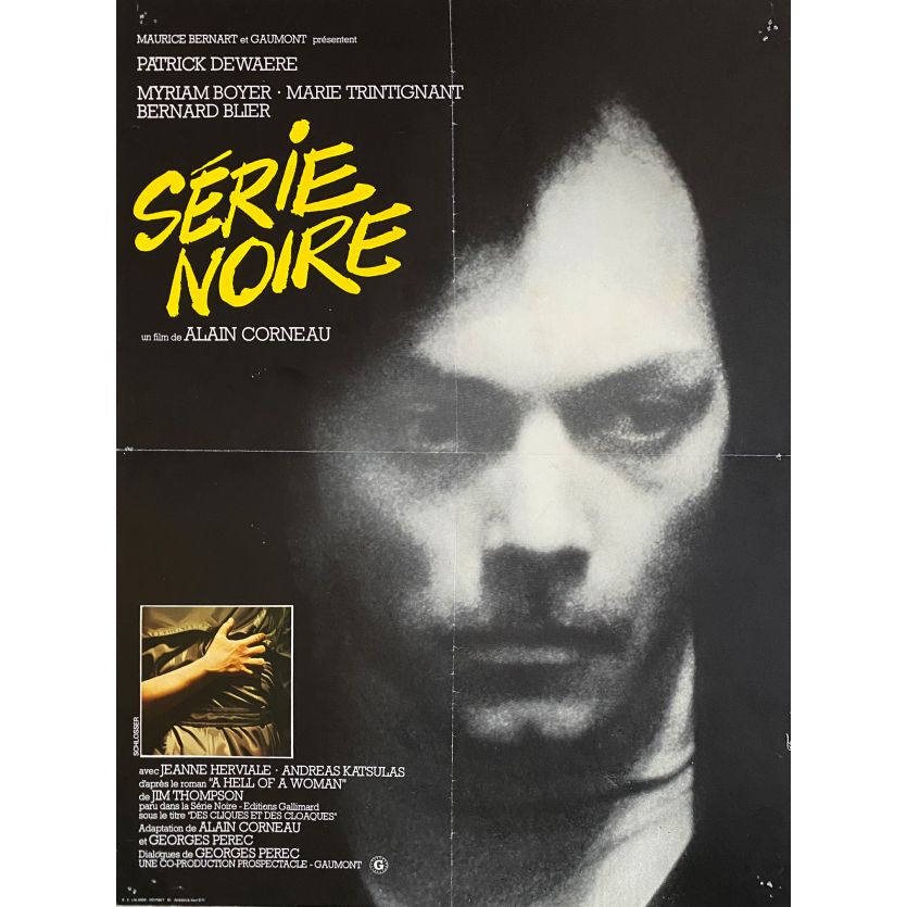 SERIE NOIRE Affiche de film- 40x54 cm. - 1979 - Patrick Dewaere, Alain Corneau