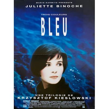 TROIS COULEURS - BLEU Affiche de film- 40x54 cm. - 1993 - Juliette Binoche, Krzysztof Kieslowski