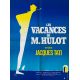 MONSIEUR HULOT'S HOLYDAY Movie Poster- 23x32 in. - 1953/R1970 - Jacques Tati, Nathalie Pascaud