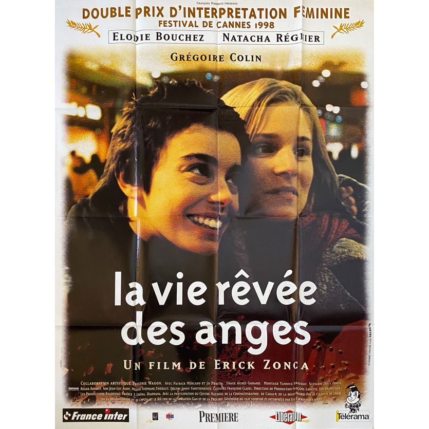 LA VIE REVEE DES ANGES Affiche de film- 120x160 cm. - 1998 - Élodie Bouchez, Erick Zonca