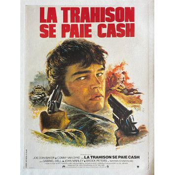 LA TRAHISON SE PAIE CASH Affiche de film entoilée- 40x60 cm. - 1975 - Joe Don Baker, Phil Karson