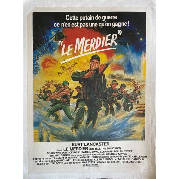 LE MERDIER Affiche de film entoilée- 40x60 cm. - 1978 - Burt Lancaster, Ted Post