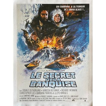 LE SECRET DE LA BANQUISE Affiche de film entoilée- 40x60 cm. - 1979 - Donald Sutherland, Don Sharp