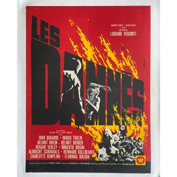 THE DAMNED Linen Movie Poster- 15x21 in. - 1969 - Luchino Visconti, Dirk Bogarde