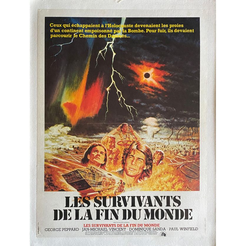 DAMNATION ALLEY Linen Movie Poster- 15x21 in. - 1977 - Jack Smight, Jan-Michael Vincent