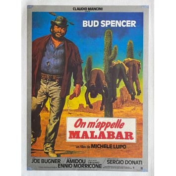 BUDDY GOES WEST Linen Movie Poster- 15x21 in. - 1981 - Michele Lupo, Bud Spencer