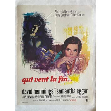 QUI VEUT LA FIN Affiche de film entoilée- 40x60 cm. - 1970 - David Hemmings, Eric Till