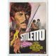 STILETTO Affiche de film entoilée- 40x60 cm. - 1969 - Alex Cord, Bernard L. Kowalski