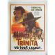 TRINITA VA TOUT CASSER Affiche de film entoilée- 40x60 cm. - 1969 - Bud Spencer, Terence Hill, Giuseppe Colizzi