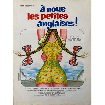 LET'S GET THOSE ENGLISH GIRLS Movie Poster- 15x21 in. - 1976 - Michel Lang, Rémi Laurent