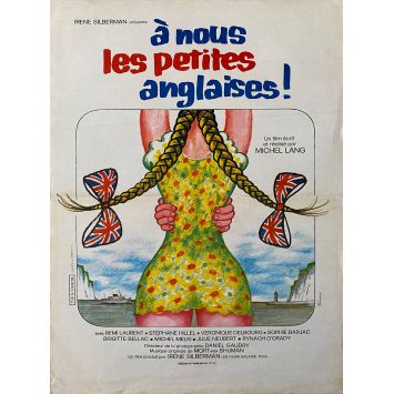 LET'S GET THOSE ENGLISH GIRLS Movie Poster- 15x21 in. - 1976 - Michel Lang, Rémi Laurent LET'S GET THOSE ENGLISH GIRLS Movie Poster- 15x21 in. - 1976 - Michel Lang, Rémi Laurent