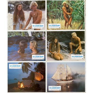 THE BLUE LAGOON Lobby Cards x6 - Set 1 - 9x12 in. - 1980 - Randal Kleiser, Brooke Shields