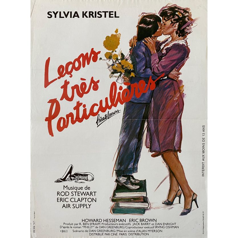 LEÇONS TRES PARTICULIERES Affiche de film- 40x54 cm. - 1981 - Sylvia Kristel, Alan Myerson