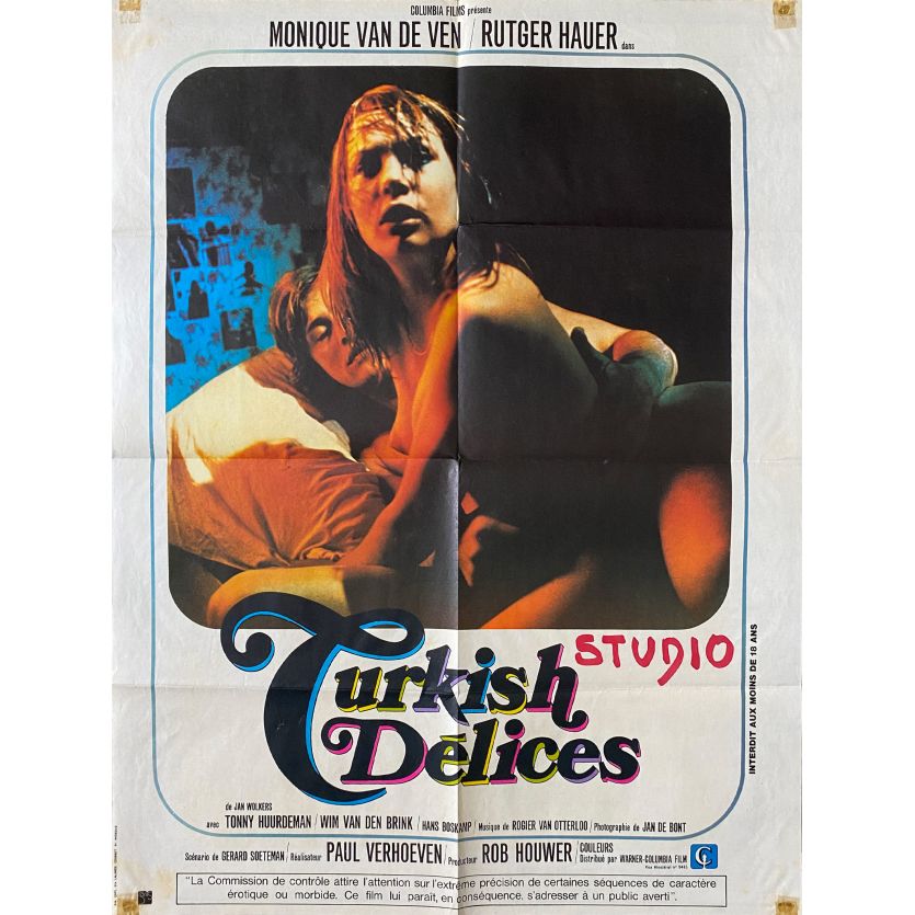 TURKISH DELIGHTS Movie Poster- 23x32 in. - 1973 - Paul Verhoeven, Rutger Hauer