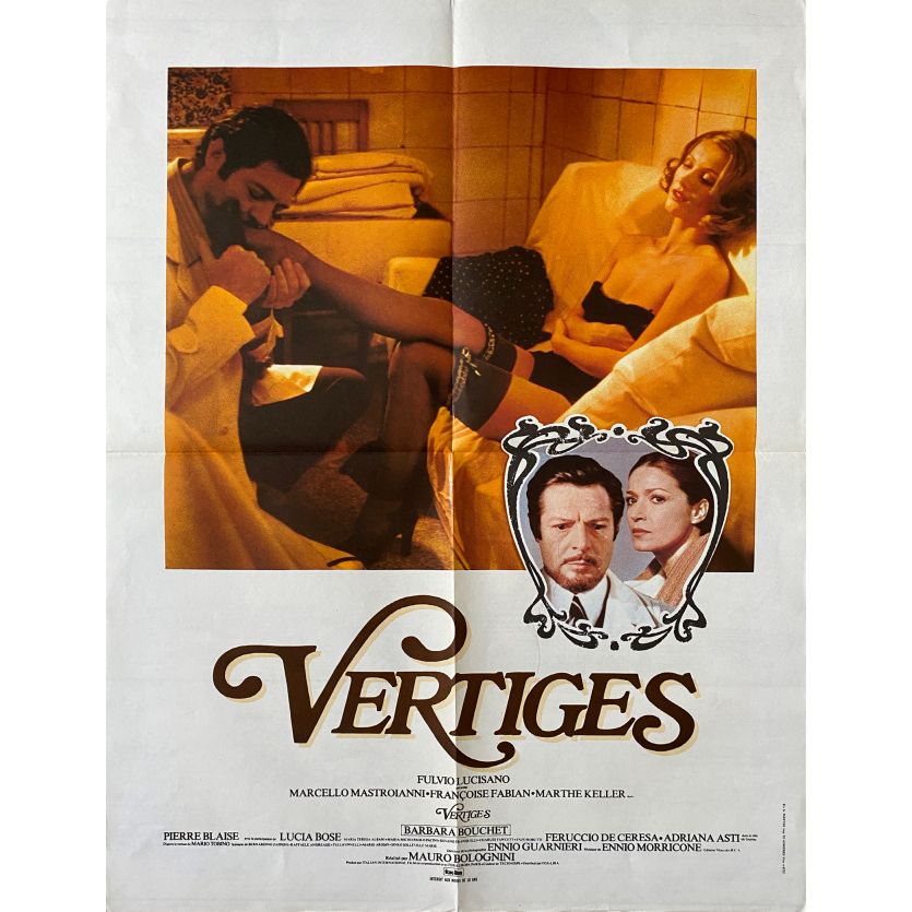 VERTIGES Affiche de film- 60x80 cm. - 1975 - Marcello Mastroianni, Mauro Bolognini