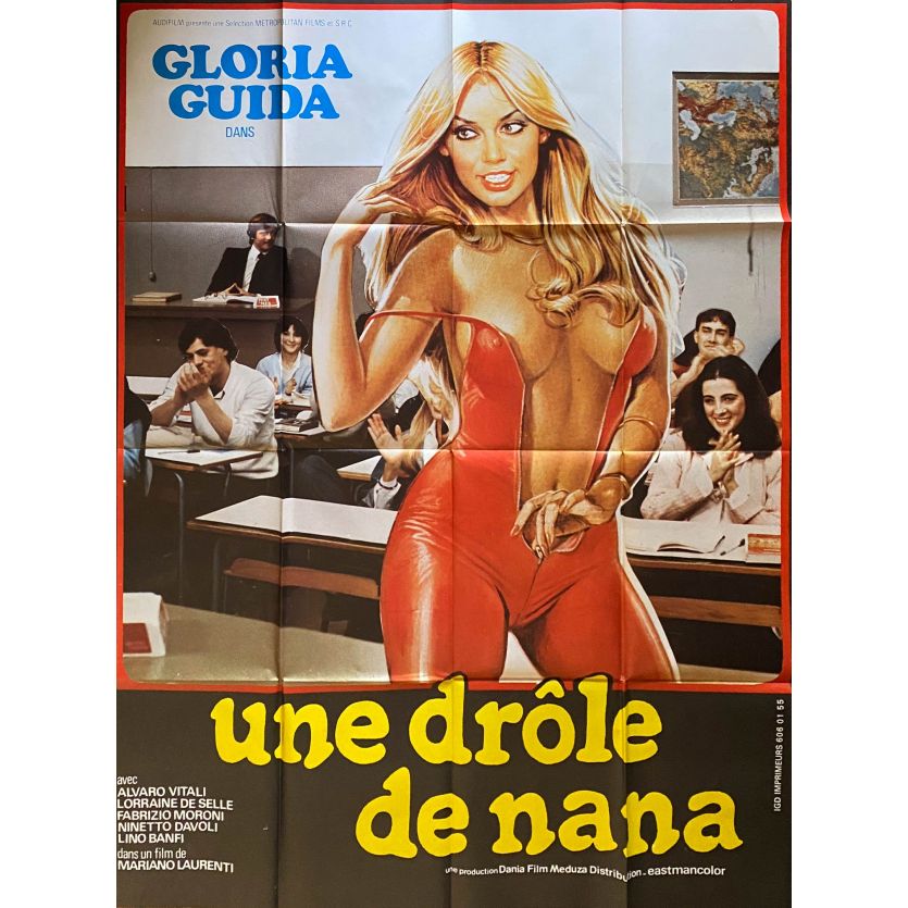 HOW TO SEDUCE YOUR TEACHER Movie Poster- 47x63 in. - 1979 - Mariano Laurenti, Gloria Guida