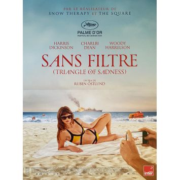 TRIANGLE OF SADNESS Movie Poster- 15x21 in. - 2022 - Ruben Östlund, Thobias Thorwid TRIANGLE OF SADNESS Movie Poster- 15x21 in. - 2022 - Ruben Östlund, Thobias Thorwid