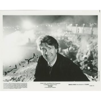 DUNE Press Photo signed by David Lynch - 8x10 in. - 1982 - Rare! COA