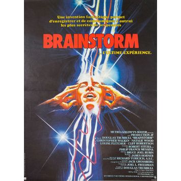 BRAINSTORM Affiche de film- 40x54 cm. - 1983 - Christopher Walken, Douglas Trumbull