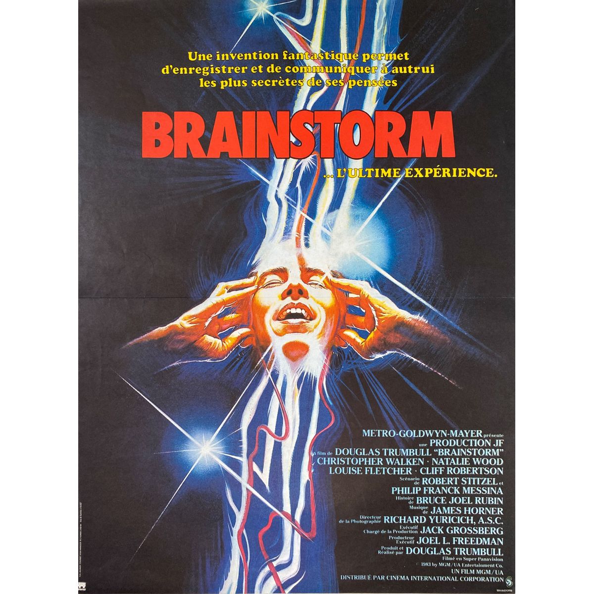 Brainstorm French Movie Poster 15x21 In 19