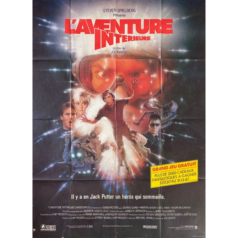 INNERSPACE Movie Poster- 47x63 in. - 1987 - Joe Dante, Dennis Quaid