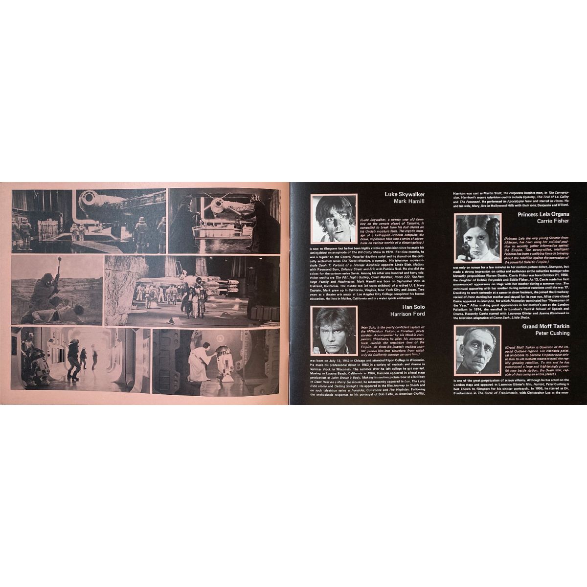 STAR WARS A NEW HOPE U.S. Program 9x12 in. 1977