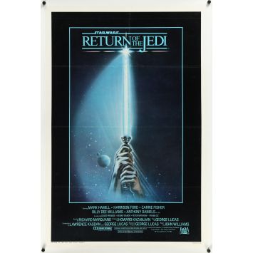 STAR WARS - THE RETURN OF THE JEDI Movie Poster- 27x41 in. - 1983 - Richard Marquand, Harrison Ford