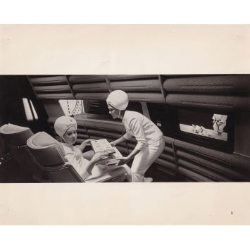 2001 L'ODYSSEE DE L'ESPACE Photo de presse N3 - 20x25 cm. - 1968 - Keir Dullea, Stanley Kubrick