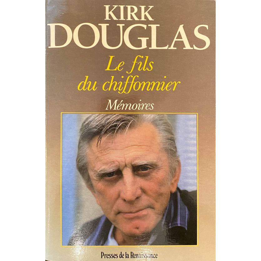 THE RAGMAN'S SON Book SIGNED BY KIRK DOUGLAS - 1989 - 1st, French