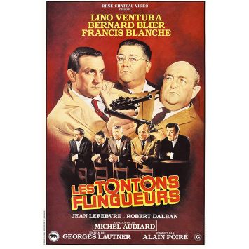 MONSIEUR GANGSTER Original Movie Poster- 15x21 in. - R1980 - Georges Lautner, Lino Ventura, Bernard Blier