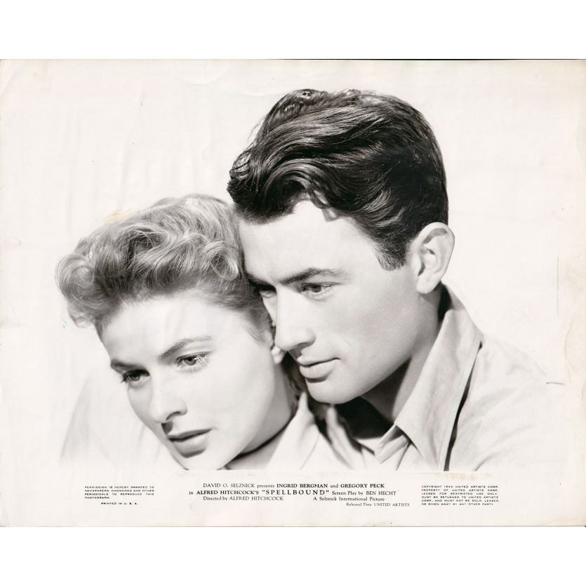 SPELLBOUND Movie Still- 8x10 in. - 1945 - Alfred Hitchcock, Ingrid Bergman