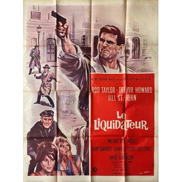 THE LIQUIDATOR Movie Poster- 47x63 in. - 1965 - Jack Cardiff, Rod Taylor
