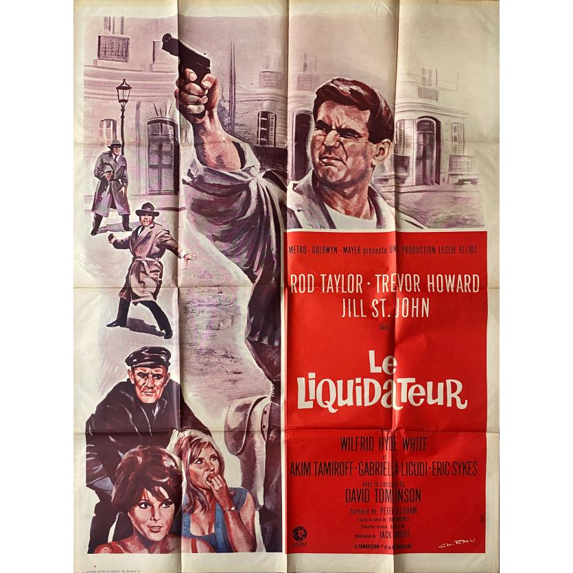 LE LIQUIDATEUR Affiche de film- 120x160 cm. - 1965 - Rod Taylor, Jack Cardiff