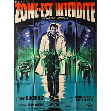 LE MONDE A TREMBLE Affiche de film Litho - 120x160 cm. - 1958 - Horst Buchholz, Frank Wisbar