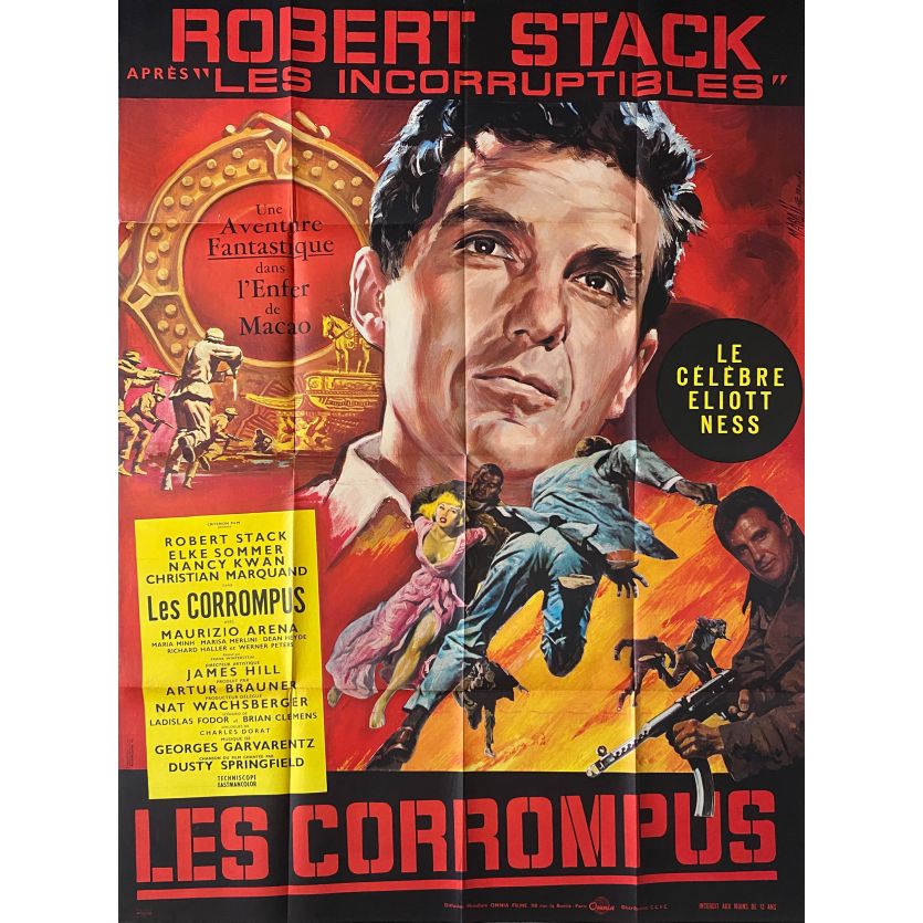 LES CORROMPUS Affiche de film- 120x160 cm. - 1967 - Robert Stack, Frank Winterstein