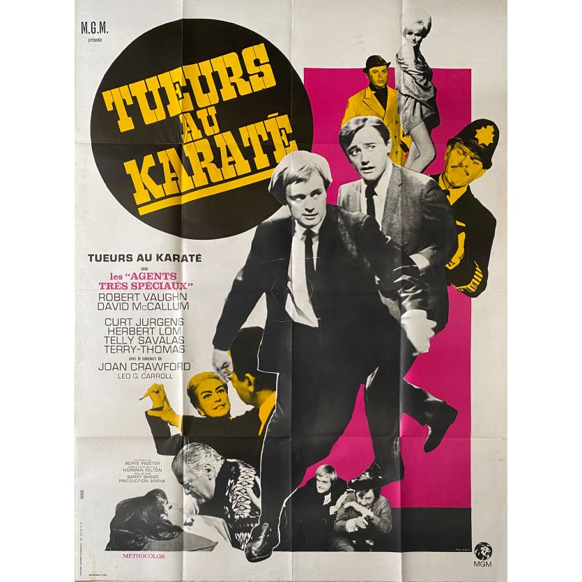 THE KARATE KILLERS Movie Poster- 47x63 in. - 1967 - David McCallum, Robert Vaughn