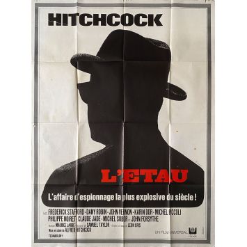 L'ETAU Affiche de film- 120x160 cm. - 1969 - Frederick Stafford, Alfred Hitchcock
