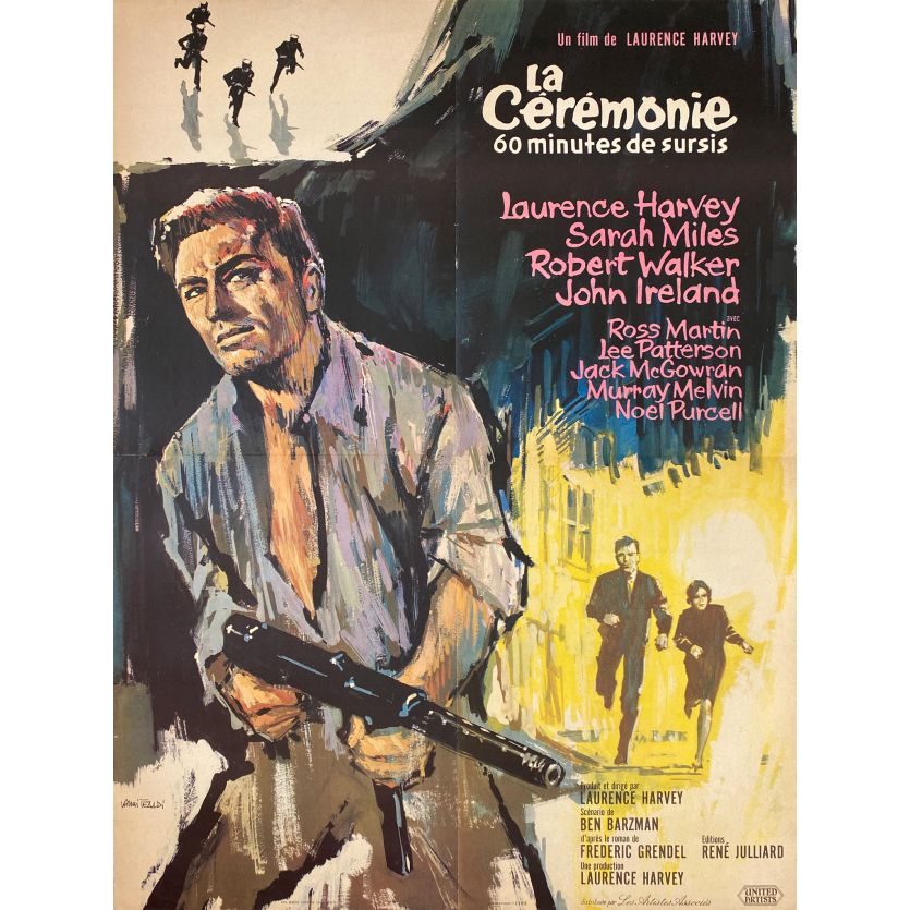 LA CEREMONIE (1963) Affiche de film- 60x80 cm. - 1963 - Sarah Miles, Laurence Harvey