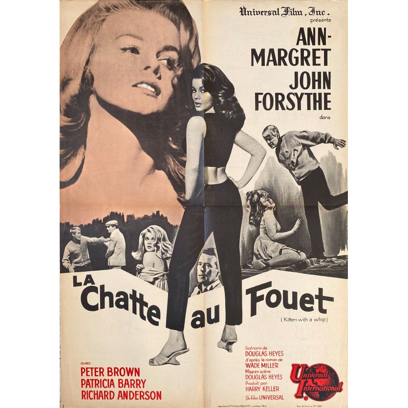 LA CHATTE AU FOUET Affiche de film- 60x80 cm. - 1964 - Ann-Margret, Douglas Heyes