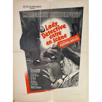 LADY DETECTIVE ENTRE EN SCENE Affiche de film- 60x80 cm. - 1964 - Margaret Rutherford, George Pollock