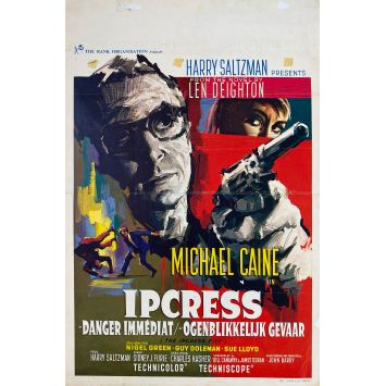 THE IPCRESS FILES Movie Poster- 14x21 in. - 1965 - Sidney J. Furie, Michael Caine